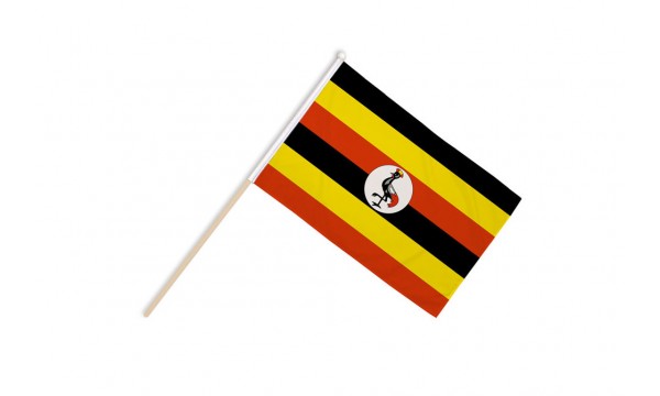 Uganda Hand Flags